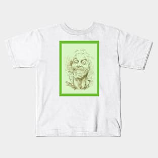 Catweazle (green) Kids T-Shirt